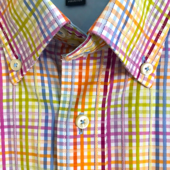 Tommy Hilfiger button down 80’s 2-ply shirt - Picture 2 of 10